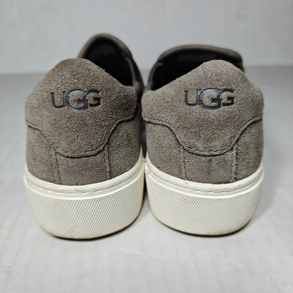 UGG Jass Slip On Suede Gray/Taupe Sneakers Woman’s Shoes Size 6.5